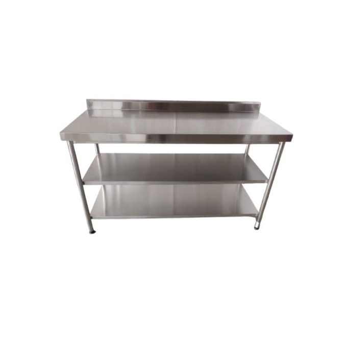 MESA DE PAREDE COM 2 PRATELEIRAS LISAS