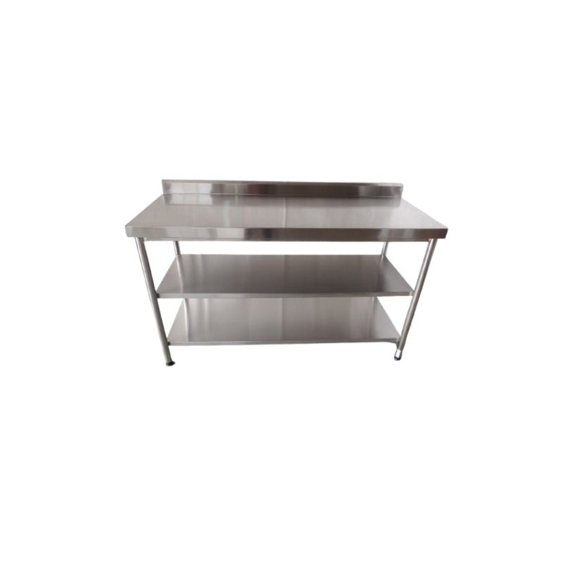 MESA DE PAREDE COM 2 PRATELEIRAS LISAS