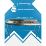 MESA COM 2 CUBAS COM CONTRAVENTAMENTO
