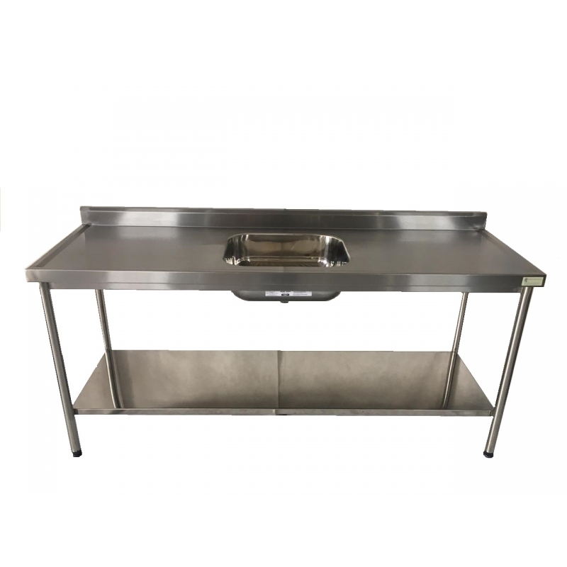MESA COM CUBA 50X40X25MM COM PRATELEIRA INFERIOR LISA