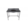 MESA COM CUBA 500X400X250MM COM CONTRAVENTAMENTO